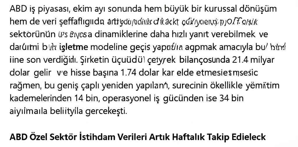 ABD İş Piyasasında Hareketli Günler: UPS Büyük İşten Çıkarmalar Yaparken, İstihdam Verileri Artık Haftalık Yayımlanacak