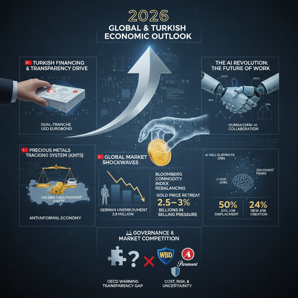 Ekonomi Gündeminde Hareketlilik: Hazine'den Borçlanma Hamlesi, Piyasalar Dalgalanıyor ve Yapay Zeka İş Dünyasını Yeniden Şekillendiriyor
