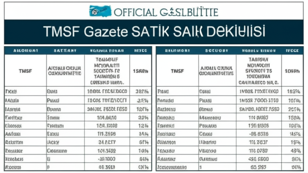 Ekonomide Hareketli Gün: TMSF'den 20 Milyar Liralık Dev Satış, Resmi Gazete Kararları Yayınlandı