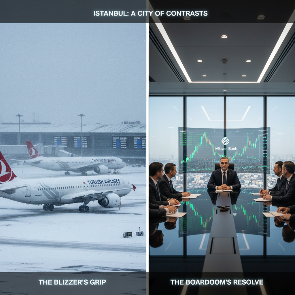 İstanbul'da Kar Esareti Uçuşları İptal Etti, Finans Sektöründe Kritik Atama Gündemde