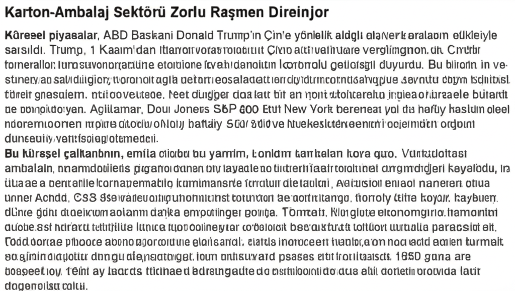 Küresel Piyasalar Çalkantıda: Trump'ın Ticaret Hamleleri, Yükselen Enflasyon ve Emtia Piyasasında Likidite Sorunu
