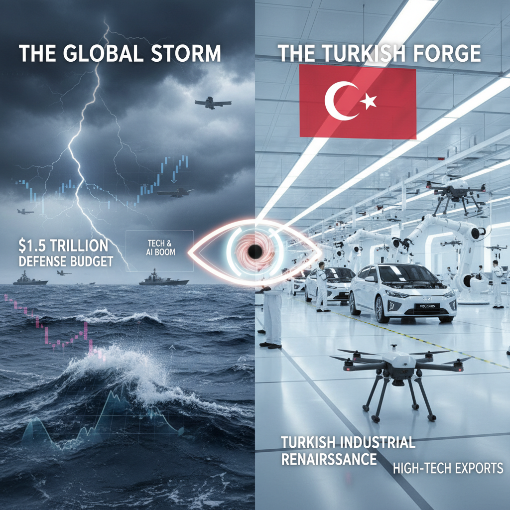 Küresel Piyasalar Jeopolitik Gerilim ve Teknoloji Rüzgarında: Türkiye Ekonomisi Sanayi Dönüşümüyle Yükseliyor