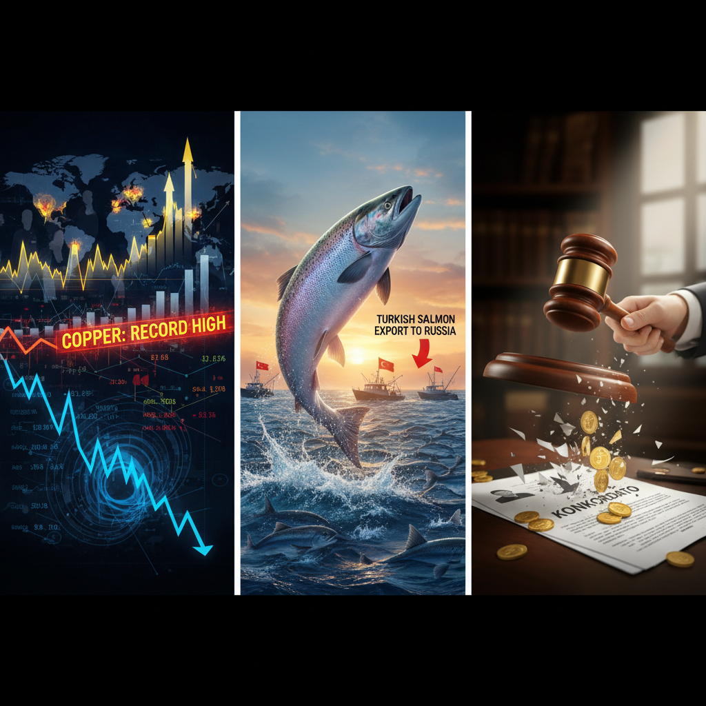 Küresel Piyasalar Jeopolitik Gerilimlerle Çalkalanırken, Türk Somonu İhracatı Rekor Kırdı, Konkordato Suistimallerine Sıkı Denetim Geldi