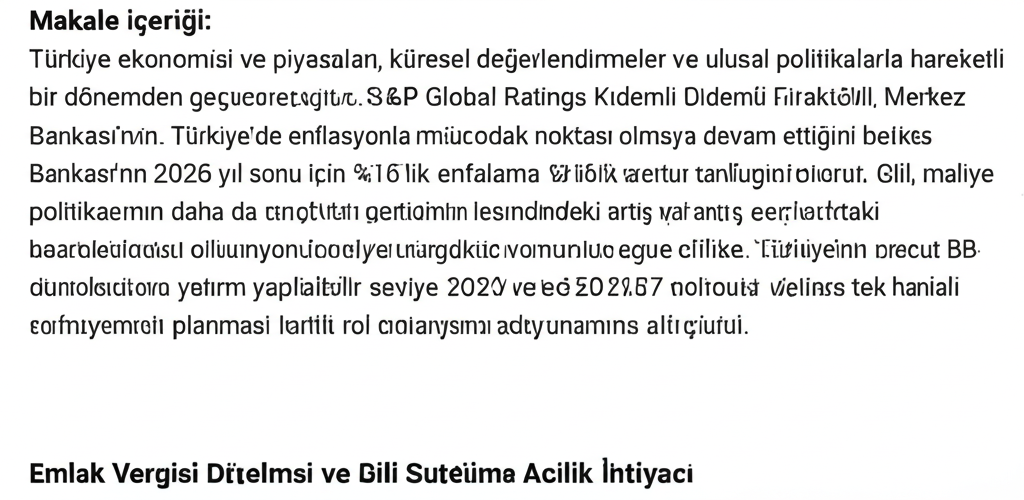 Küresel ve Ulusal Gündemde Yoğun Gelişmeler: Enflasyondan Finansmana, Vergiden Emekliliğe Kritik Adımlar