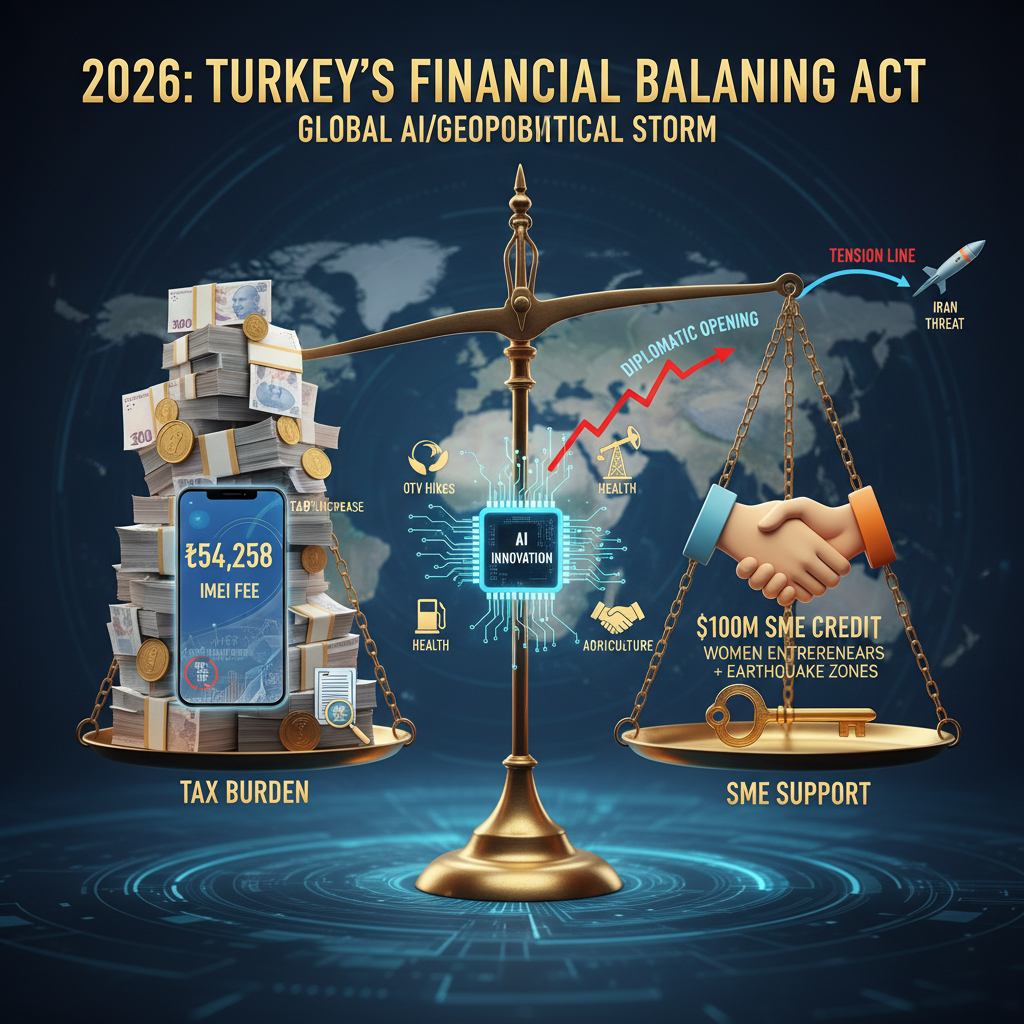 2026 Yılının İlk Günleri: Türkiye Ekonomisinde Kredi Hamleleri ve Vergi Güncellemeleri; Küresel Sahne Yapay Zeka ve Jeopolitikle Isınıyor
