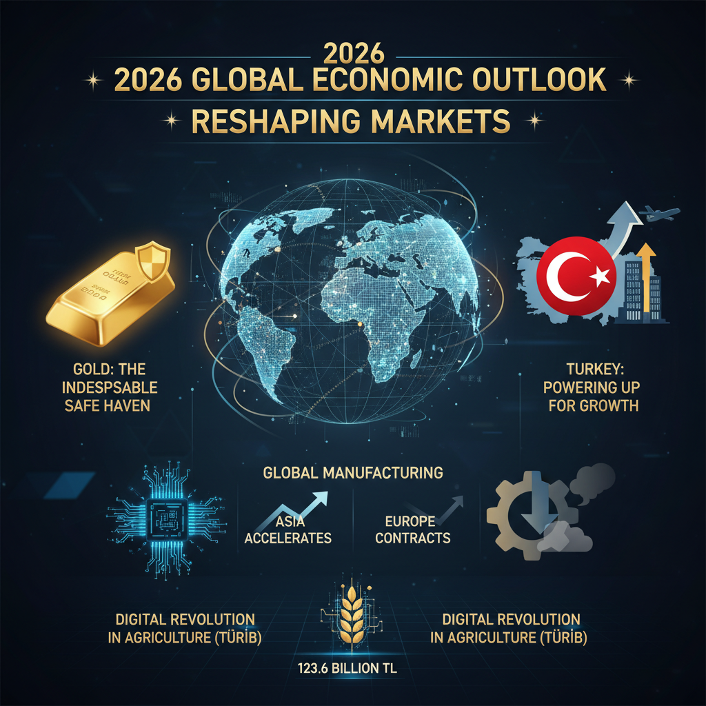 2026'ya Küresel Bakış: Altın Parlıyor, Türkiye Ekonomisi Güçleniyor ve Piyasalar Yeniden Şekilleniyor