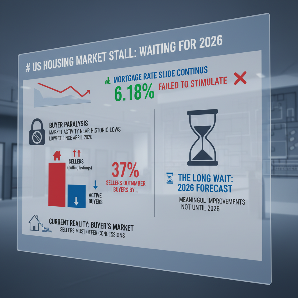 ABD Konut Piyasasında Faiz Düşüşü Sürüyor: Alıcılar Beklemede, Toparlanma 2026'ya Mı Kalacak?