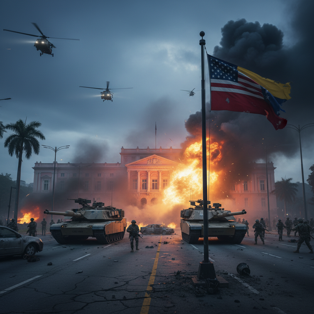 ABD, Venezuela'ya Büyük Ölçekli Saldırı Düzenledi: Trump, Maduro'nun Yakalandığını Duyurdu!