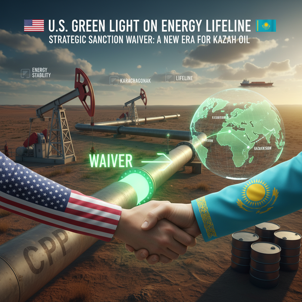 ABD'den Hazar Petrol Hattına Yaptırım Muafiyeti: Kazakistan Petrolü İçin Yeni Dönem