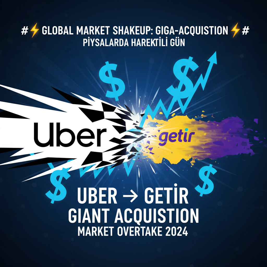 Dev Satın Alma ve Piyasalarda Hareketli Gün: Uber, Getir’i Bünyesine Kattı
