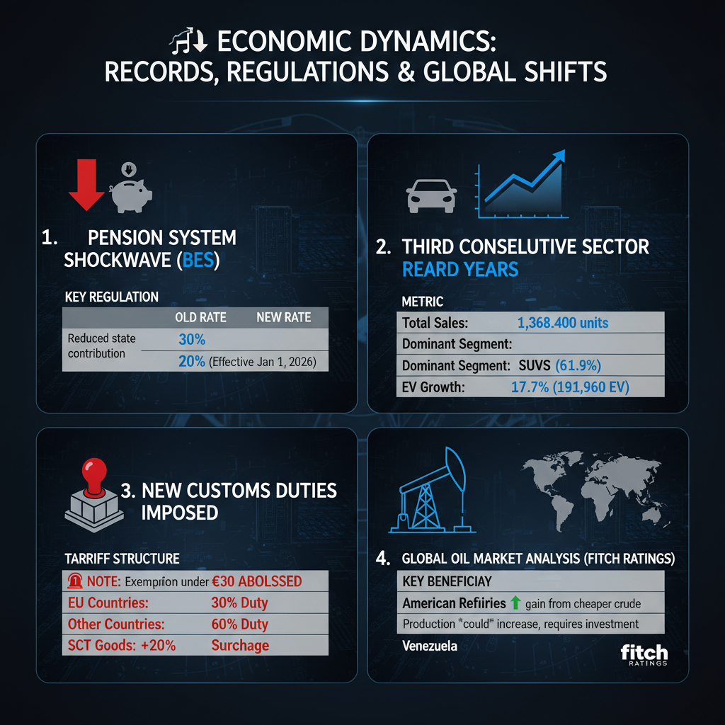 Ekonomi ve Piyasalar Hız Kesmiyor: BES'ten Otomotiv Rekoruna, Yeni Düzenlemeler ve Küresel Analizler Gündemde