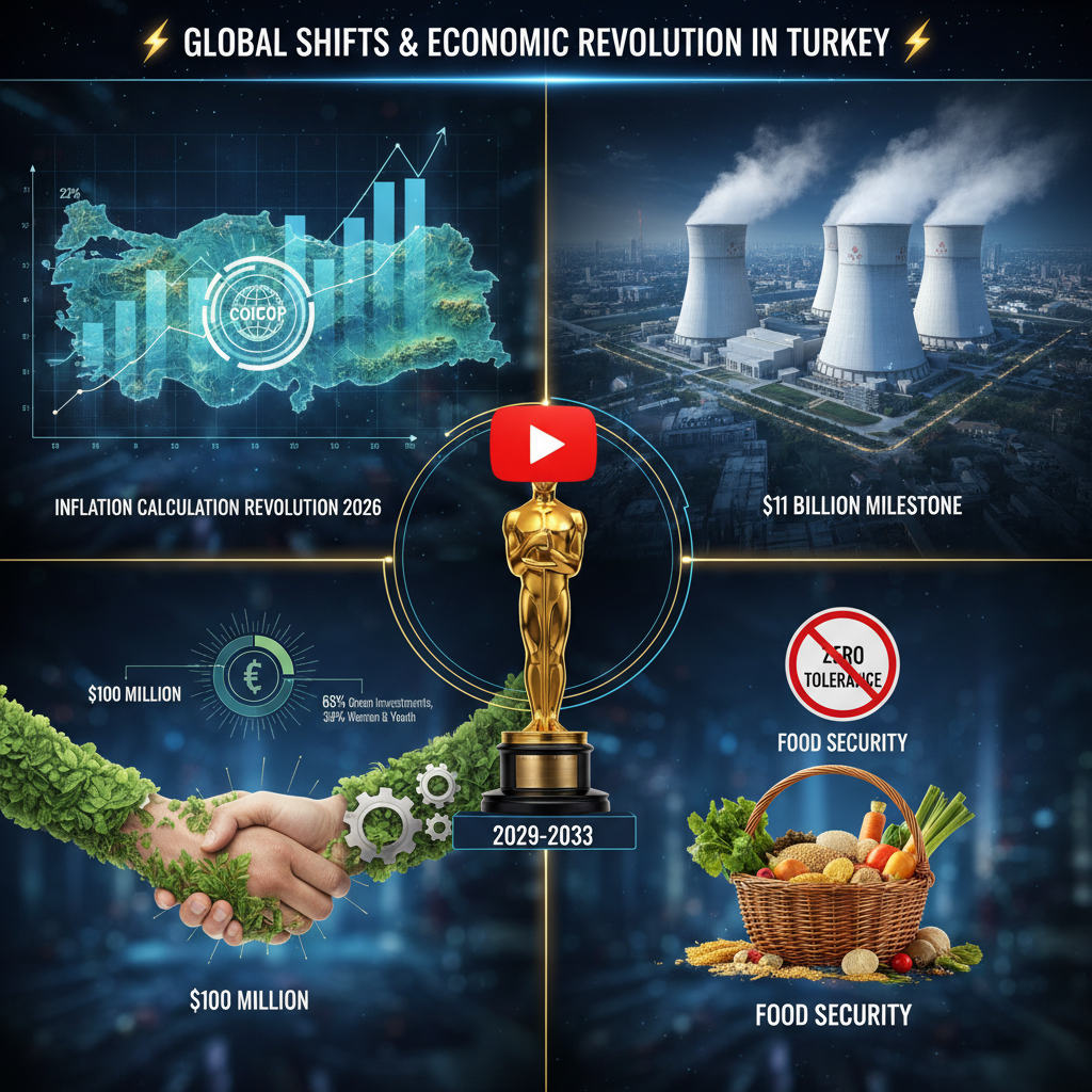 Ekonomide Enflasyon Hesaplamalarında Devrim: Akkuyu NGS'den Gıda Güvenliğine, Global Gündemde Öne Çıkanlar