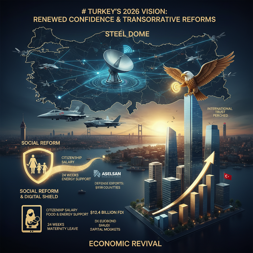 Ekonomide Güven Tazelenirken Sosyal Reformlar Yolda: Türkiye'nin 2026 Vizyonu