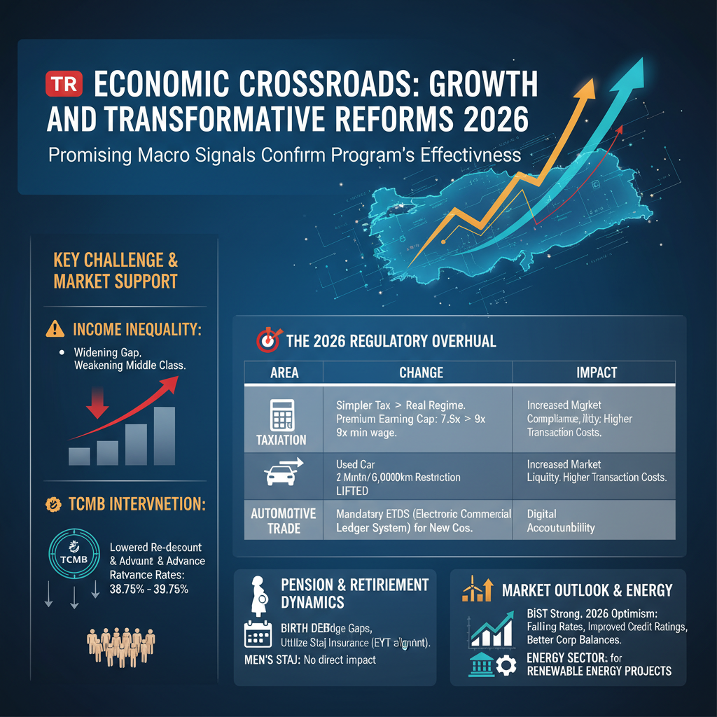 Ekonomide Olumlu Sinyaller Artarken, Yeni Yıl Emeklilikten Vergiye Kapsamlı Değişiklikler Getiriyor