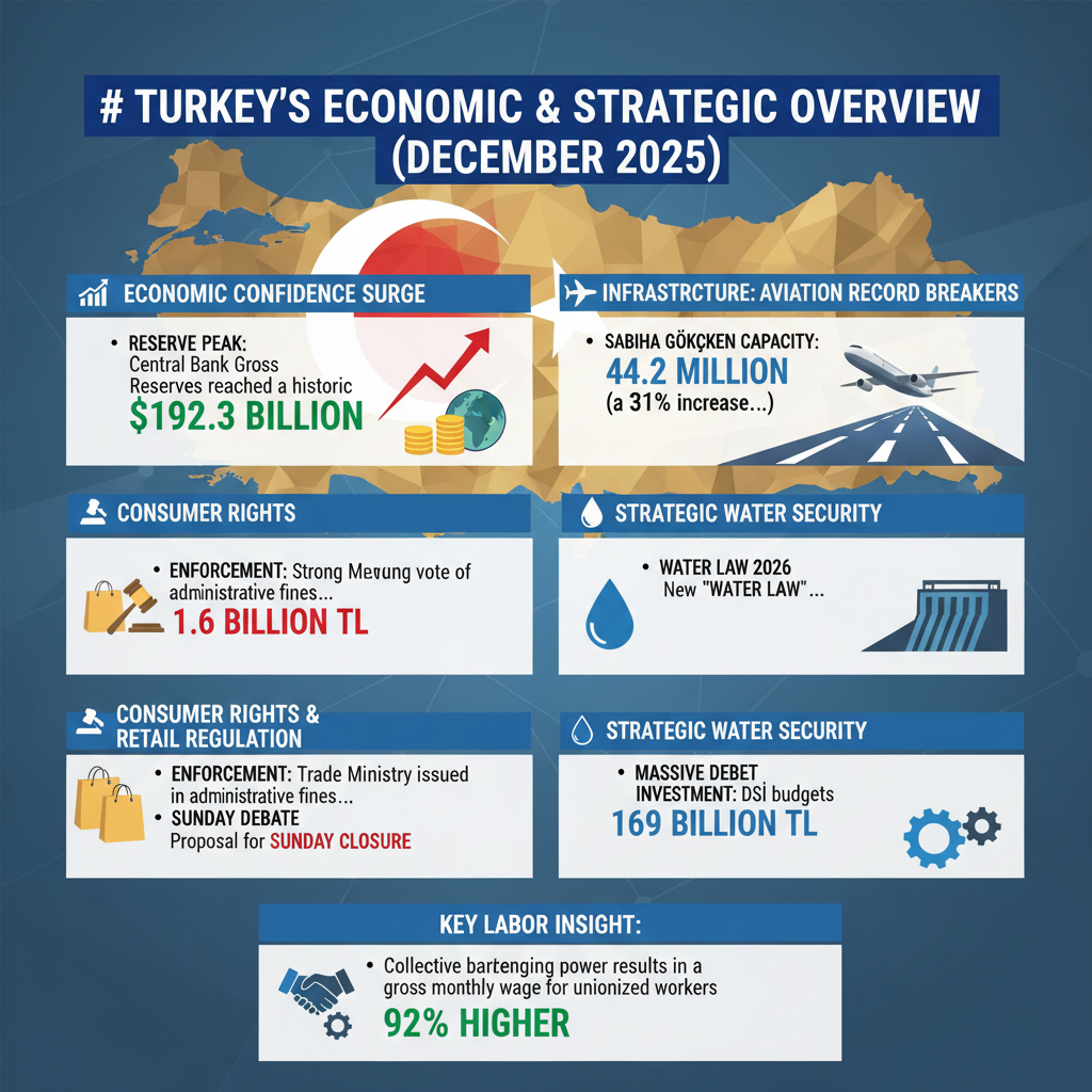 Ekonomide Yükseliş, Altyapıda Rekorlar: Tüketici Hakları ve Stratejik Su Yönetimi Ön Planda