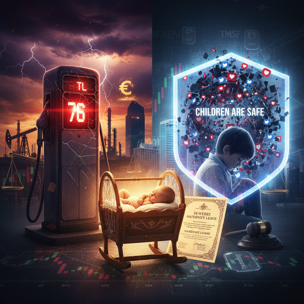 Enerji ve Dijital Dünya Kıskacında Yeni Dönem: Akaryakıt Şoku ve Sosyal Medya Yasası