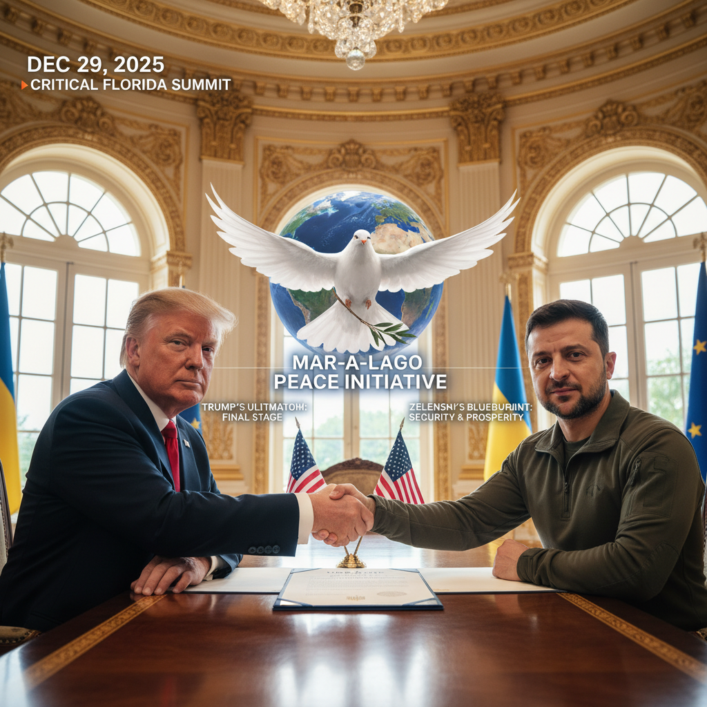 Florida'da Kritik Barış Zirvesi: Trump ve Zelenskiy Savaşın Son Aşamasına İşaret Etti