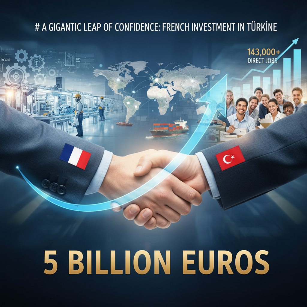Fransa'dan Türkiye'ye 5 Milyar Euro'luk Dev Yatırım Planı: Ekonomi ve İstihdama Güçlü Destek