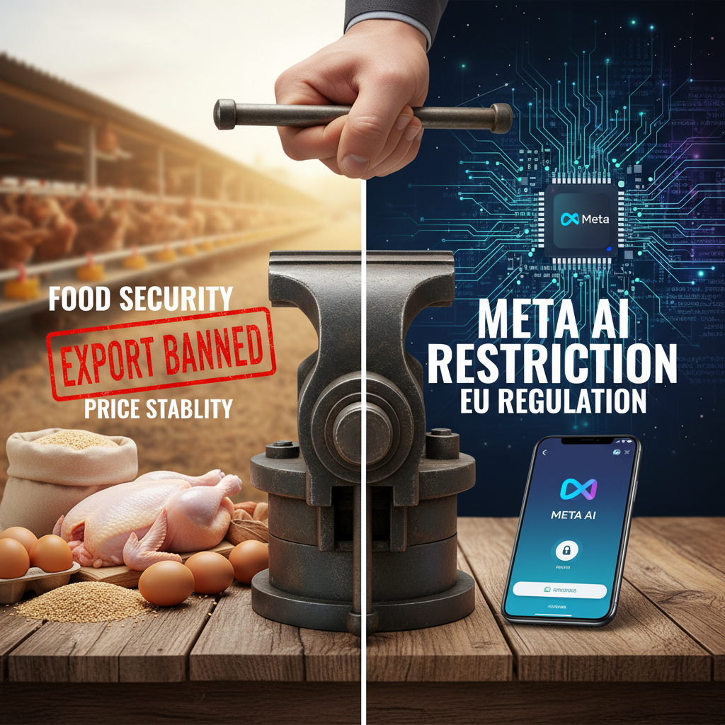 Gıda ve Teknoloji Dünyasında Denetim Kıskacı: İhracat Yasaklandı, Meta'ya Rekabet Darbesi