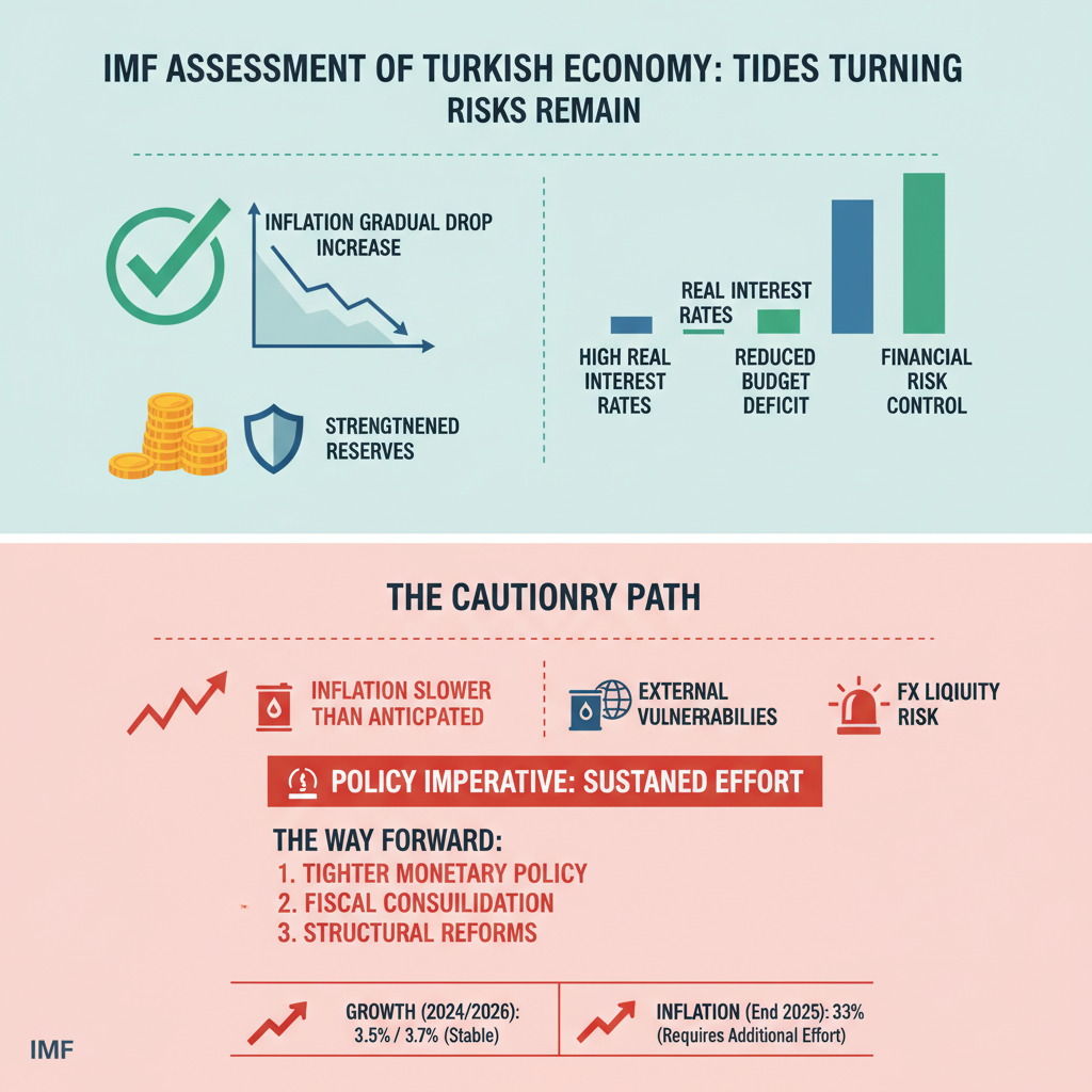 IMF'den Türkiye Ekonomisi Değerlendirmesi: Enflasyonda Düşüş ve Liraya Güven Artışı Var Ancak Riskler Devam Ediyor