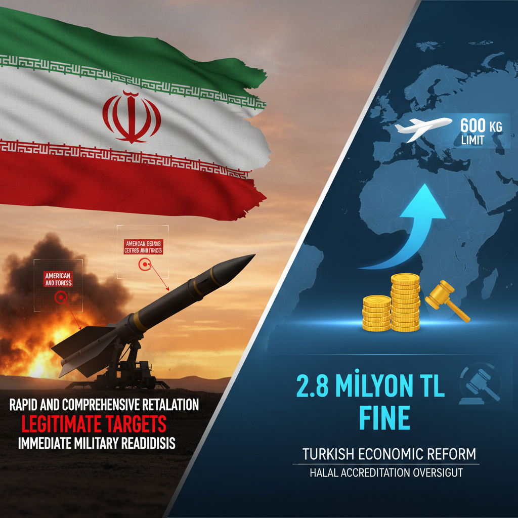 İran'dan ABD'ye Sert Tepki: "Her Saldırıya Hızlı ve Kapsamlı Karşılık Verilecek!" | Resmi Gazete'de Ticaret ve Denetim Düzenlemeleri