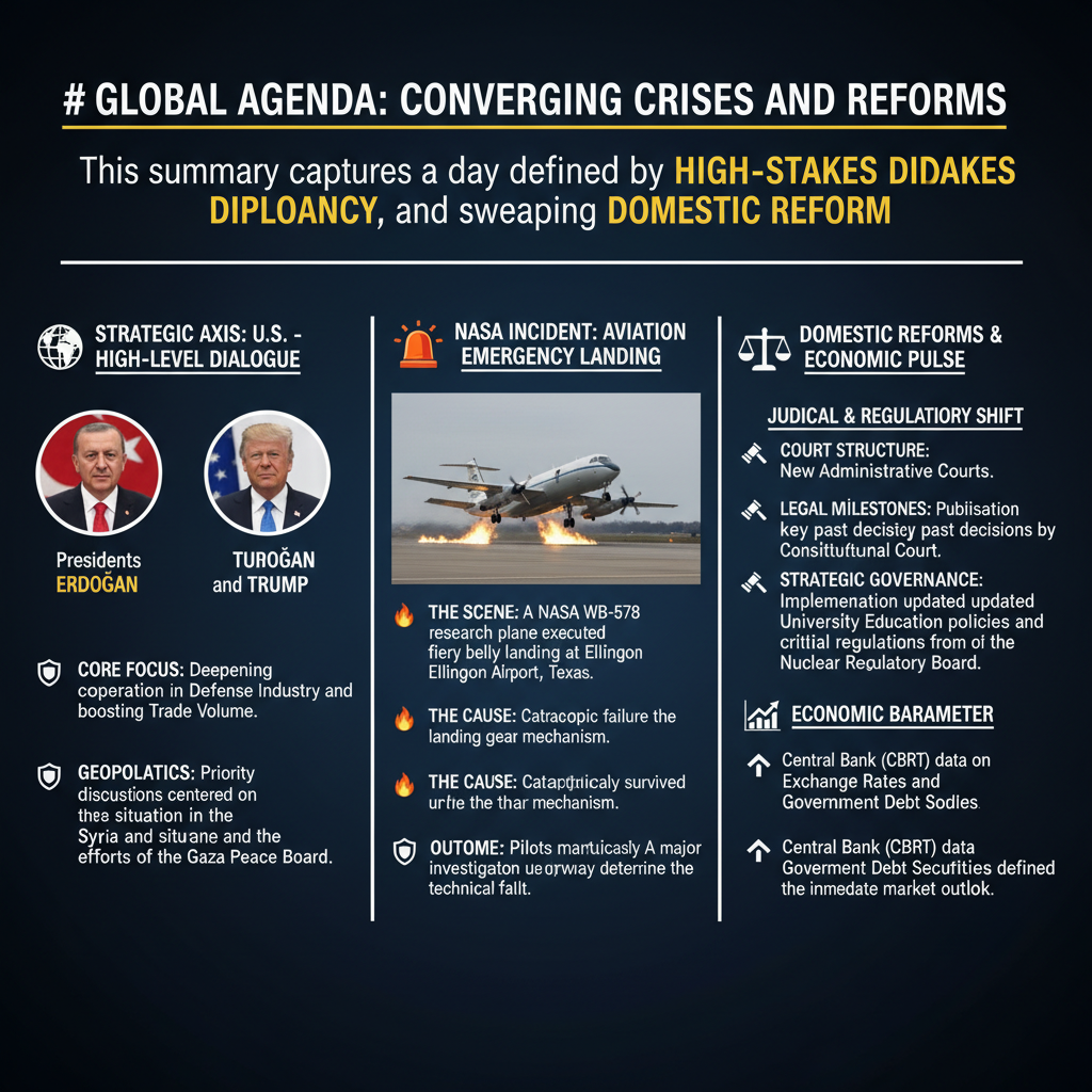 Küresel Diplomasi Trafiği, NASA’da Korkutan Kaza ve Yasal Düzenlemeler