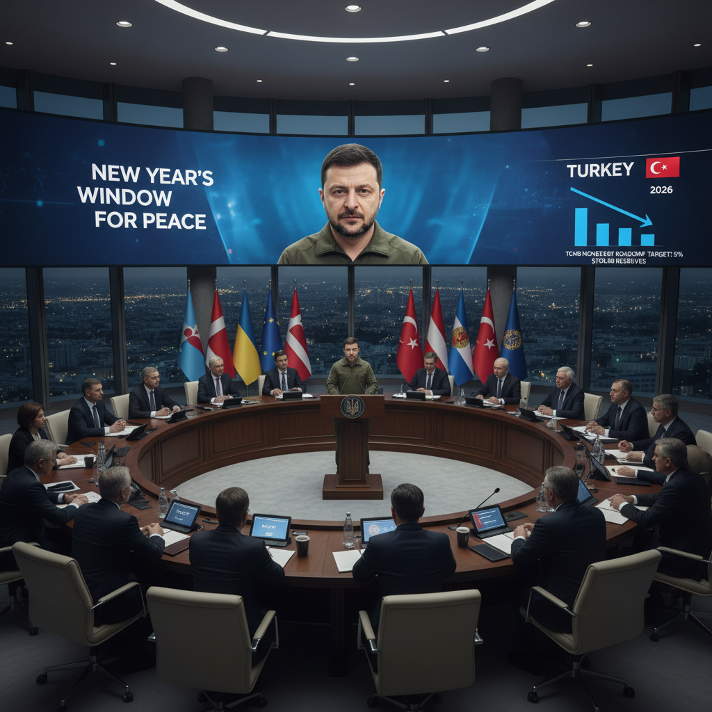 Küresel Diplomasi ve Ekonomi Gündemi: Zelenskiy'den Barış Çağrısı, TCMB'den 2026 Yol Haritası