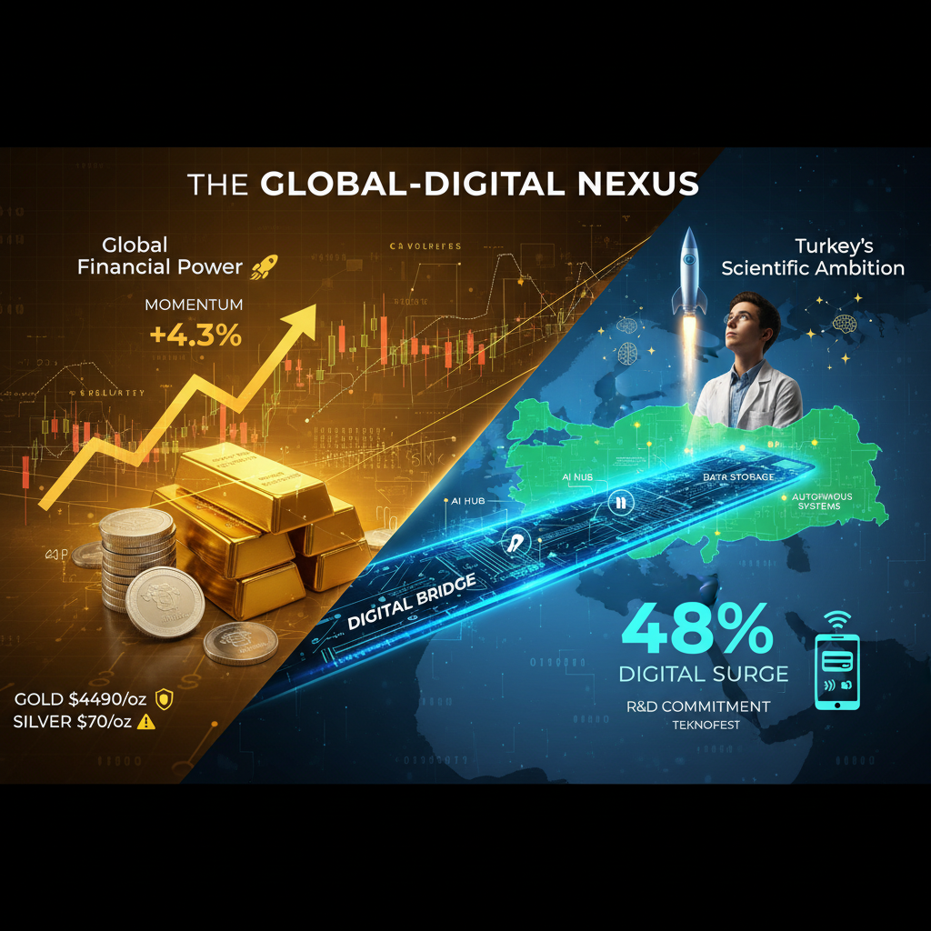 Küresel Ekonomi Büyüme ve Volatiliteyle Yükselirken, Türkiye Dijital ve Bilimsel Atılımlara Odaklanıyor