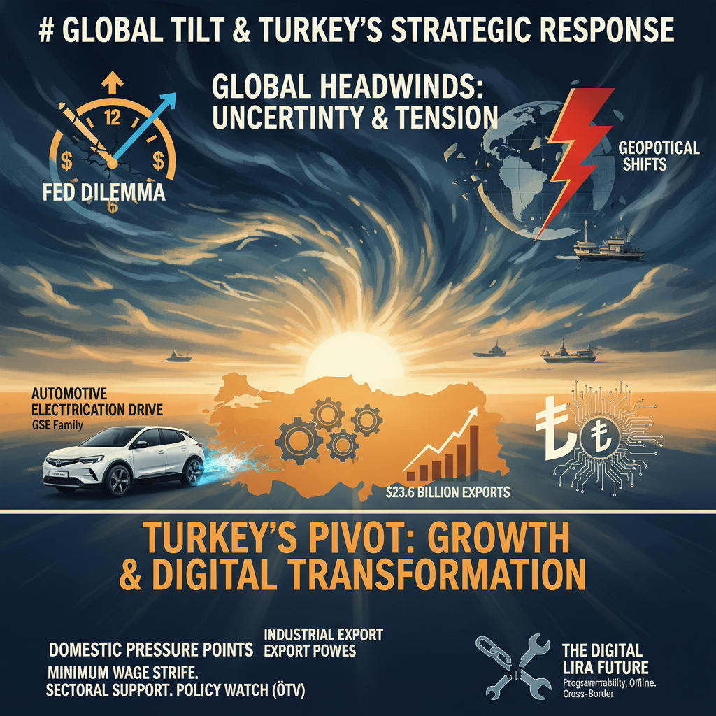 Küresel Ekonomide Dalgalanma ve Fed Belirsizliği: Türkiye'den Otomotiv, Asgari Ücret ve Sanayide Kritik Adımlar