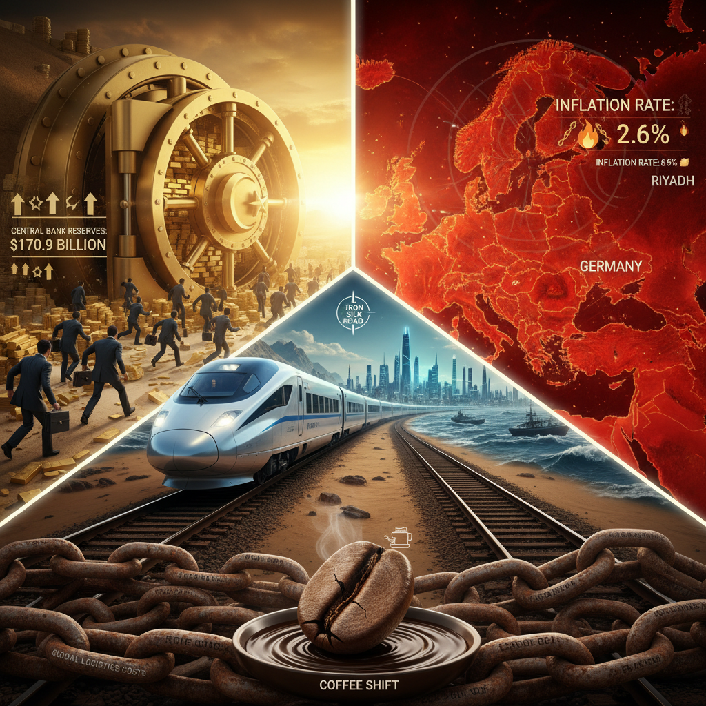 Küresel Ekonomide Savaş Baskısı: Euro Bölgesi’nde Enflasyon Alarmı, Türkiye’de Rezerv Toparlanması