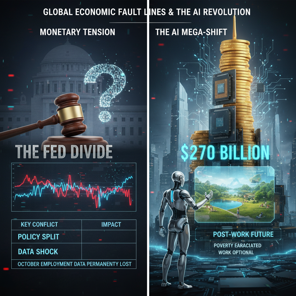 Küresel Ekonomide Yüksek Tansiyon: Fed Faiz Kararında Bölündü, Yapay Zeka Yeni Bir Çağ Başlatıyor