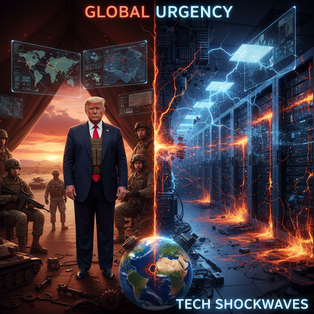 Küresel Gündemde Sıcak Saatler: Trump’tan Askeri Mesajlar ve Teknoloji Dünyasında Şok Saldırı