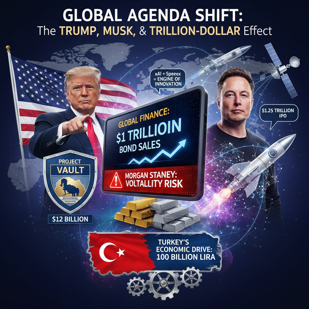 Küresel Gündemde Trump Etkisi: Stratejik Rezervler, Dev Teknoloji Birleşmesi ve Tahvil Rekoru