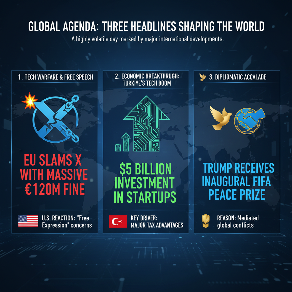 Küresel Gündemde Yoğun Bir Gün: Teknoloji Tartışmaları, Ekonomik Atılımlar ve Diplomatik Takdirler