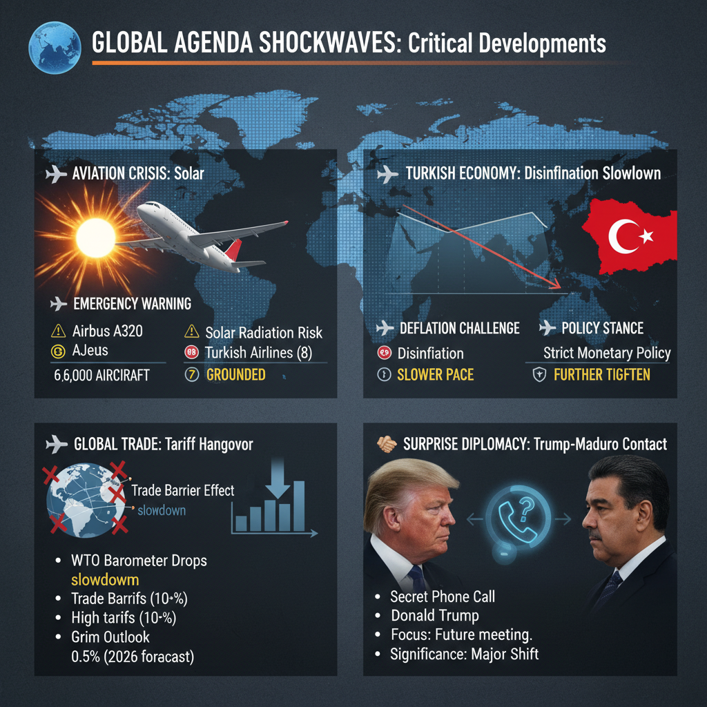 Küresel Gündemde Yoğun Haftasonu: Havacılık Güvenliğinden Ekonomik Gidişata ve Siyasi Temaslara Uzanan Gelişmeler