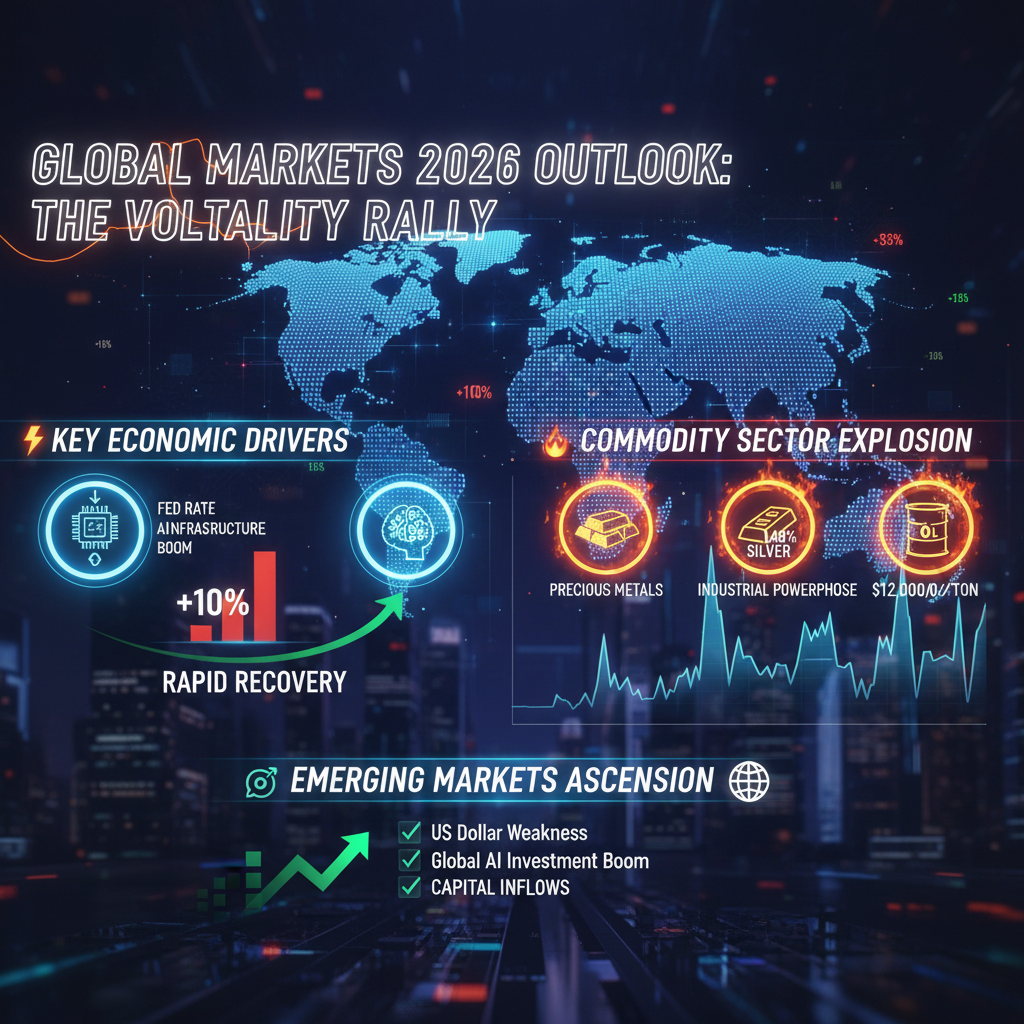 Küresel Piyasalar 2026 Öncesi Ralli Beklentileri ve Dalgalanmalarla Çalkalanıyor: Emtialarda Rekorlar, Gelişen Piyasalar Radarda