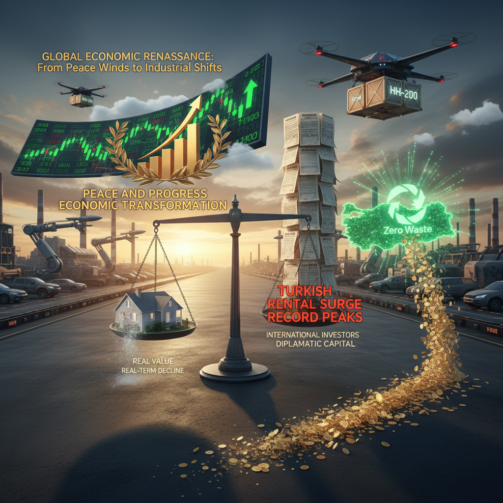 Küresel Piyasalar Barış Umuduyla Coştu: Türkiye’de Konut ve Enerji Bilançosu