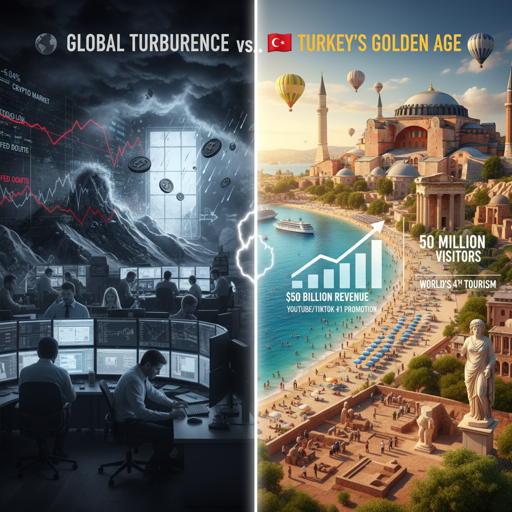 Küresel Piyasalar Belirsizlikle Çalkalanırken, Türkiye Turizm ve Kültür Mirasında Altın Çağını Yaşıyor