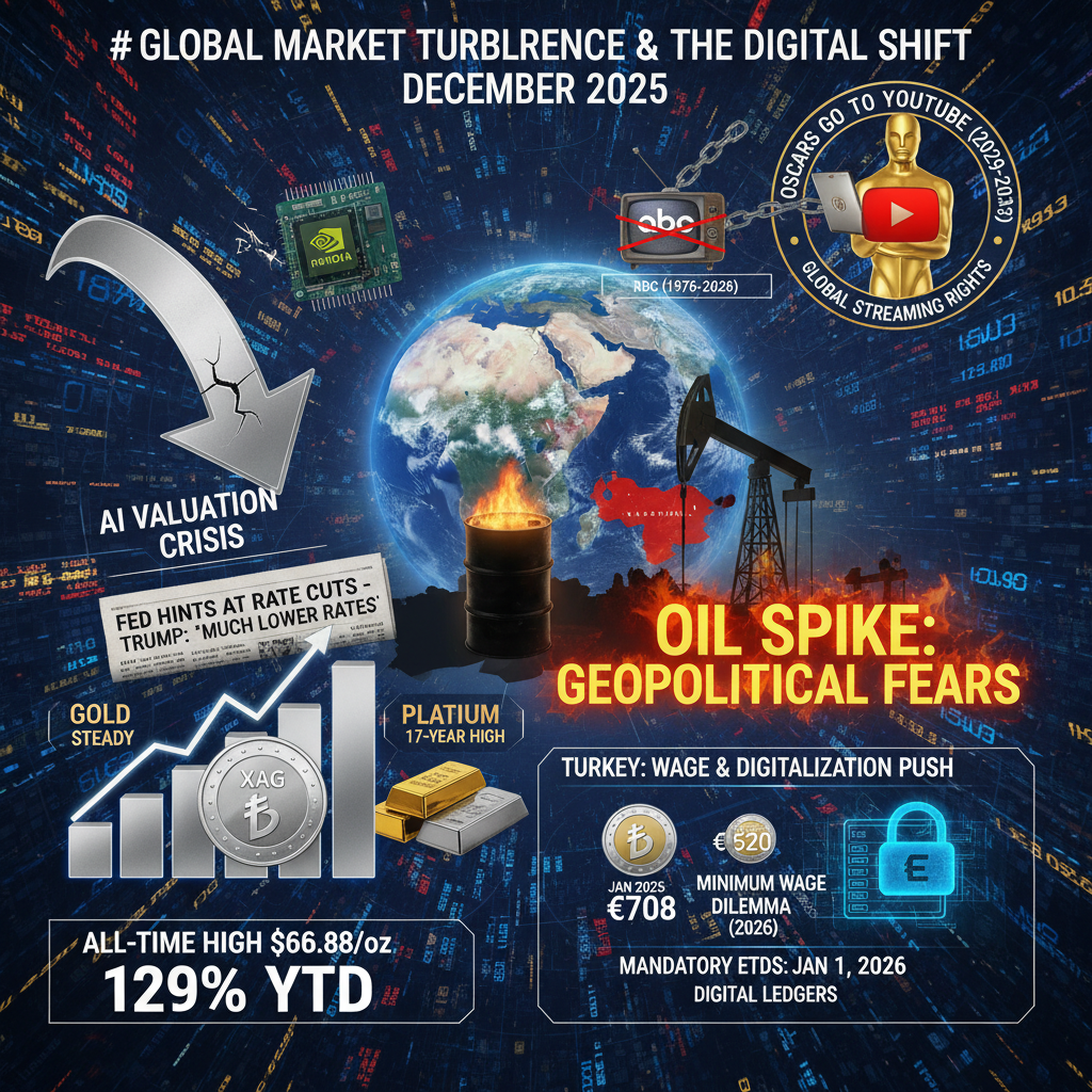 Küresel Piyasalar Çalkalanıyor, Türkiye'de Asgari Ücret ve Dijital Dönüşüm Gündemde