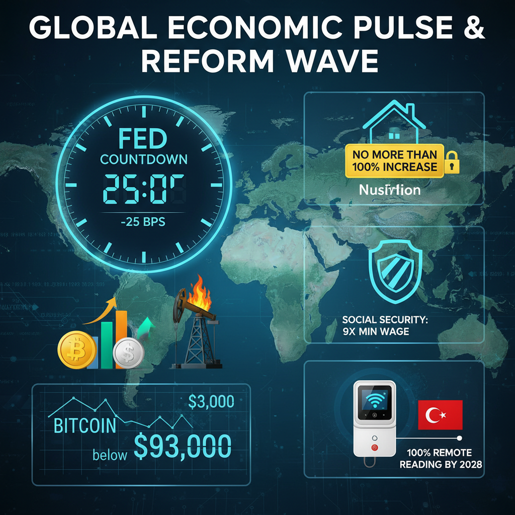 Küresel Piyasalar Fed Kararına Kilitlendi, Türkiye'den Kapsamlı Vergi ve Enerji Reformları Yolda