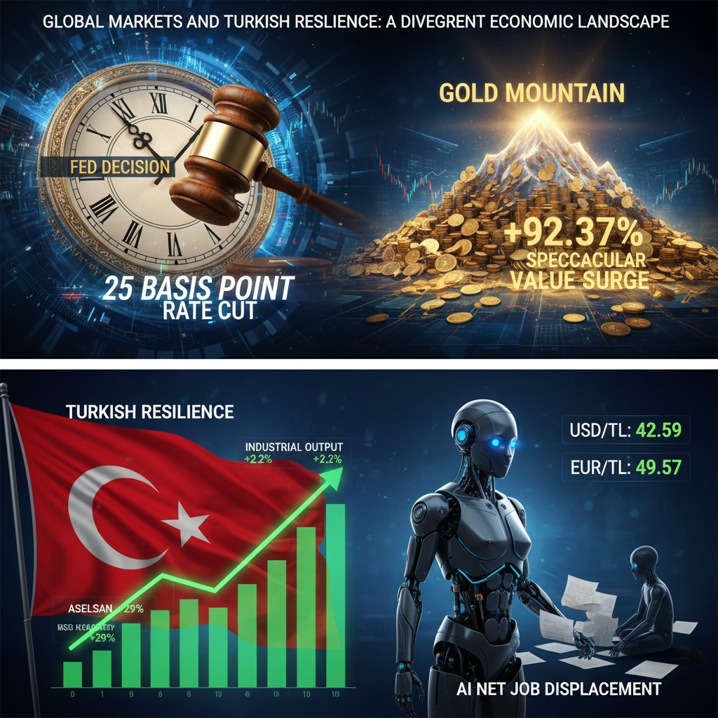 Küresel Piyasalar Fed Kararına Kilitlenirken, Türkiye Ekonomisi Çeşitli Verilerle Gündemde