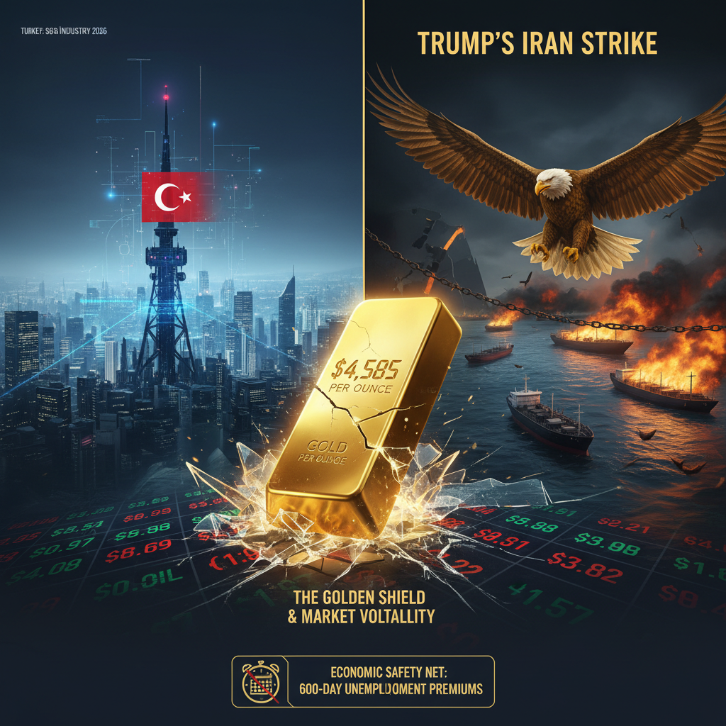 Küresel Piyasalar Trump’ın İran Hamlesiyle Çalkalanıyor: Altın Rekorda, İşsizlik Maaşında Yeni Dönem