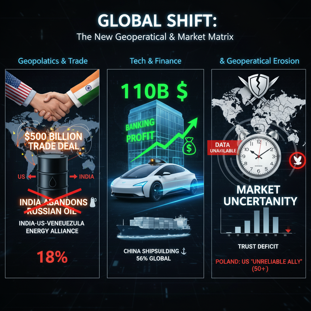 Küresel Piyasalar ve Jeopolitikte Yeni Dönem: Enerji, Finans ve Teknoloji Hamleleri