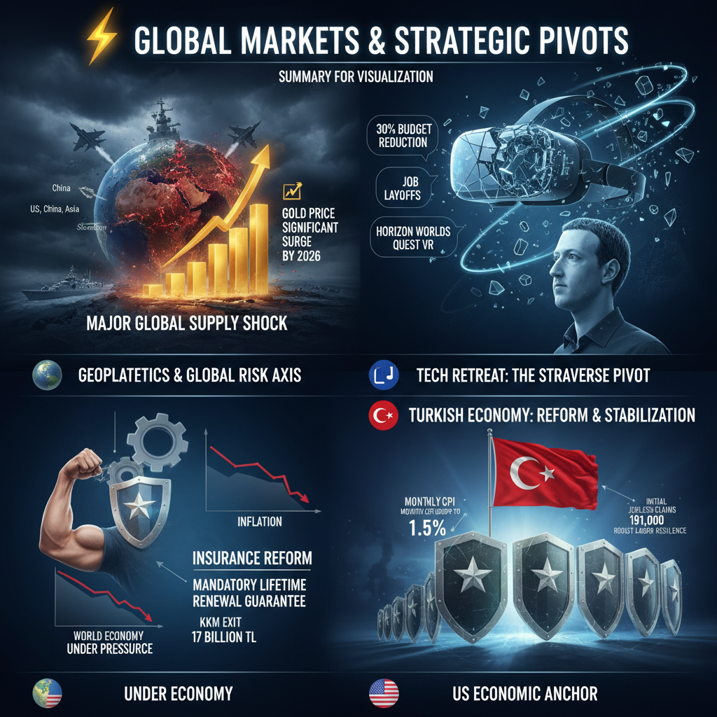 Küresel Piyasalar ve Teknoloji Gündemi: Jeopolitik Gerilimler, Metaverse Kararları ve Yerel Ekonomideki Yenilikler