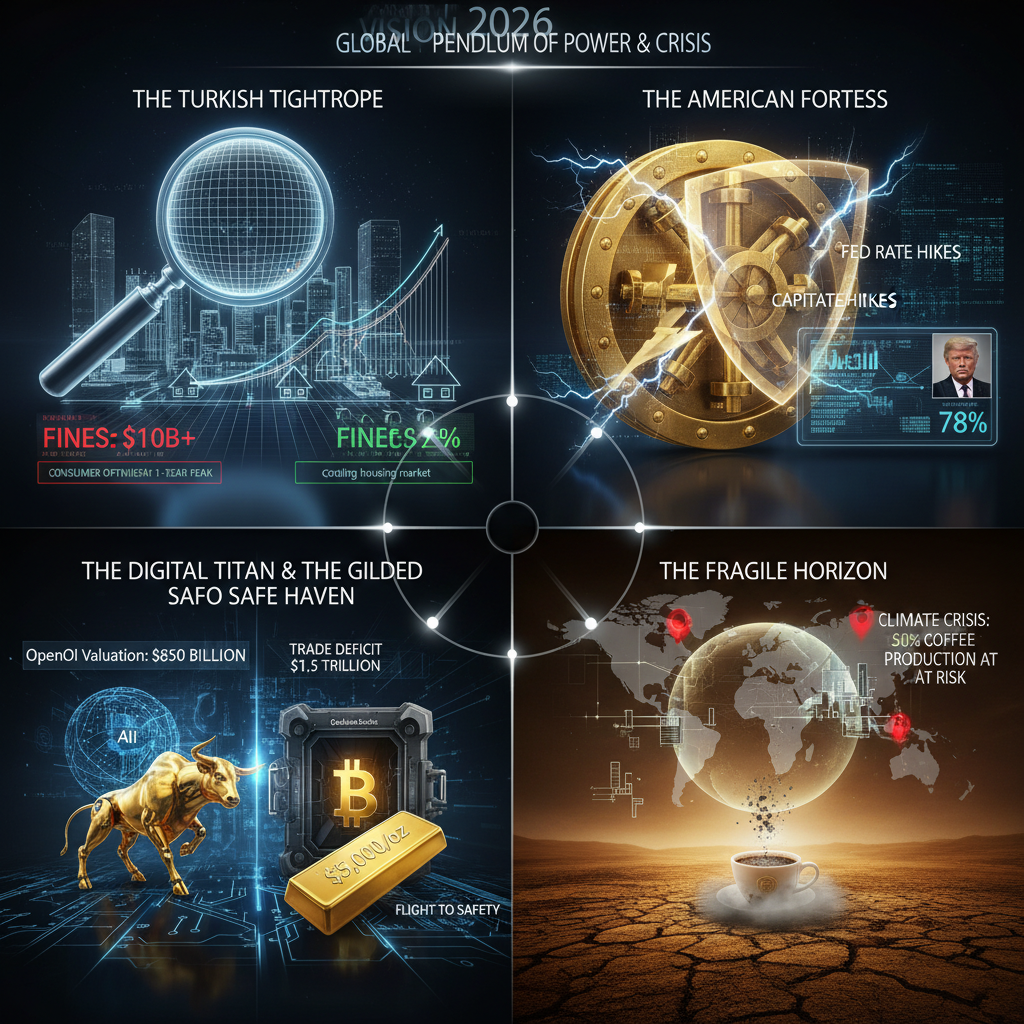 Küresel Piyasalar ve Türkiye Ekonomisinde Kritik Gelişmeler: Denetim, Teknoloji ve Siyaset Kıskacında 2026