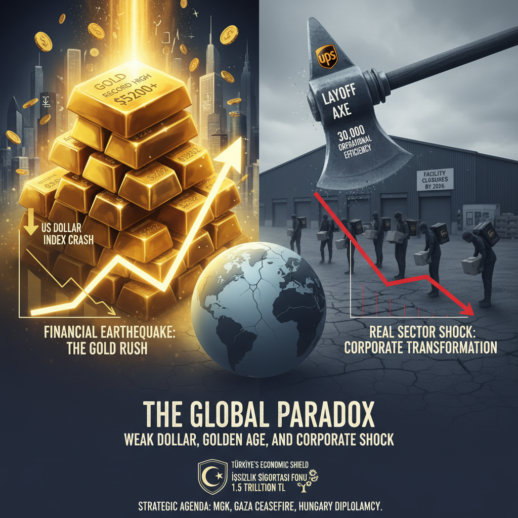 Küresel Piyasalarda Altın Çağı: Dolar Zayıflarken Dev Şirketler Kabuk Değiştiriyor