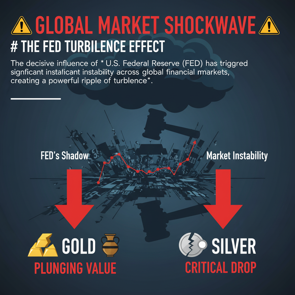 Küresel Piyasalarda "Fed" Çalkantısı: Altın ve Gümüşte Sert Düşüş