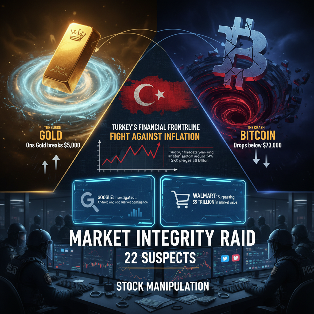 Küresel Piyasalarda Fırtına: Altın Rekor Kırarken Kripto Paralarda "Ölüm Sarmalı" Kapıda