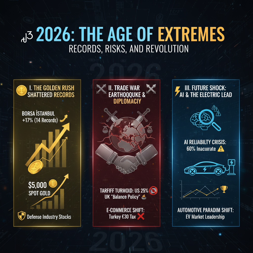 Küresel Piyasalarda Rekorlar ve Ticaret Savaşları: Altın ve Borsa Zirvede