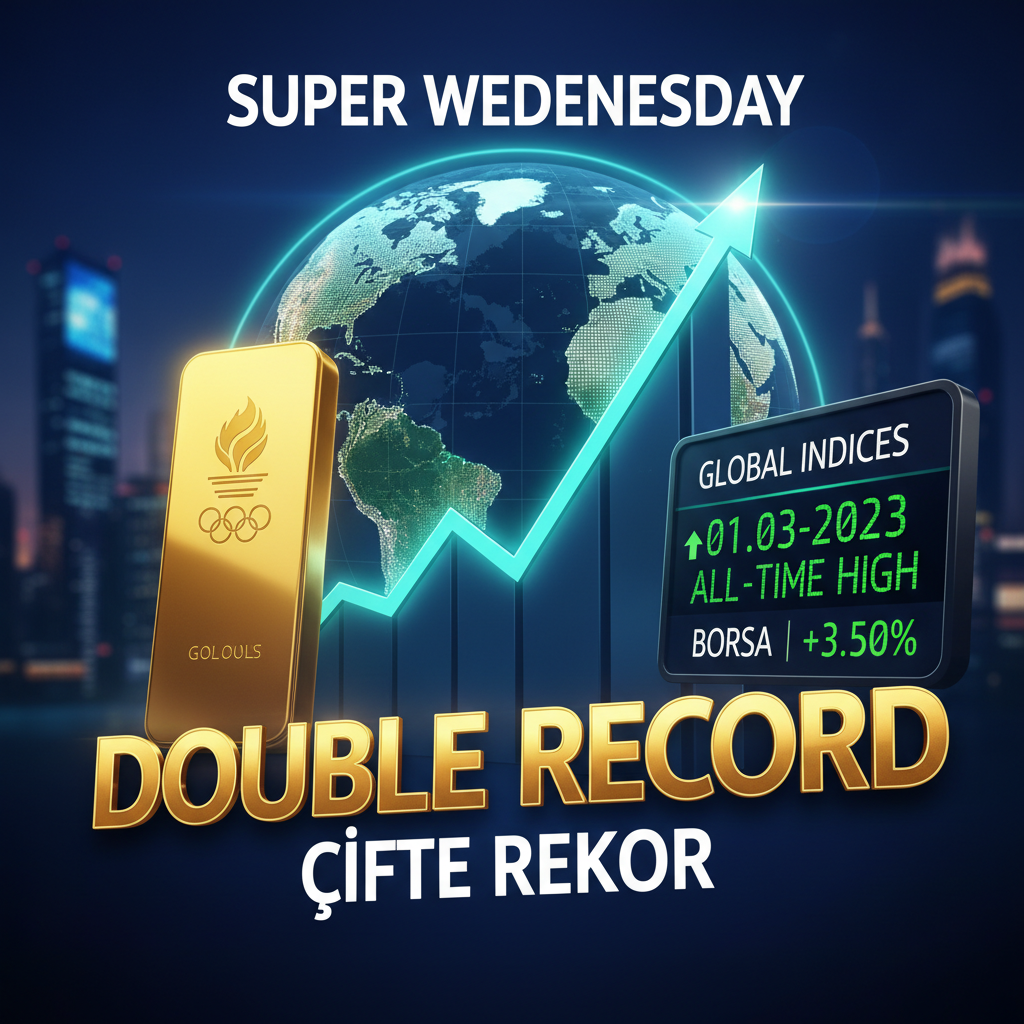Küresel Piyasalarda "Süper Çarşamba": Altın ve Borsadan Çifte Rekor